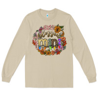 Mushroom blessed mini Long Sleeve Tee - SublimationCraftShop