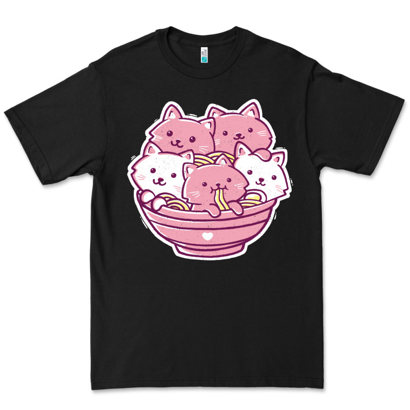 Kawaii Cat Ramen   Cute Gift Premium Tee by linhVisuals | Teevron