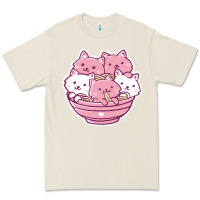 Bone kawaii cat ramen   cute gift Premium Tee - linhVisuals