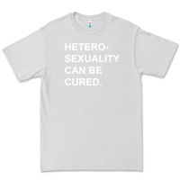 Dove Grey newheterosexuality can be cured Premium Tee - linhVisuals