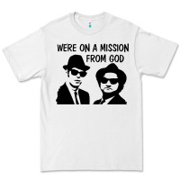 White Elwood & Jake Premium Tee - linhVisuals