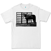 White beautiful jim key  performing horse Premium Tee - linhVisuals