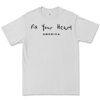 Dove Grey Fix your heart america Premium Tee - linhVisuals