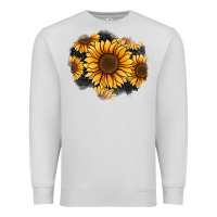Dove Grey sunflower patch Premium Sweatshirt - Jasminsmagicworld