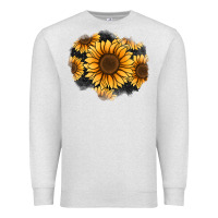Oatmeal Heather sunflower patch Premium Sweatshirt - Jasminsmagicworld