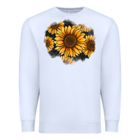 White sunflower patch Premium Sweatshirt - Jasminsmagicworld