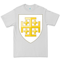 Dove Grey arms of the kingdom of jerusalem Premium Tee - linhVisuals