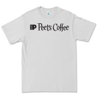 Dove Grey suitable-peet's-coffee-worn Premium Tee - linhVisuals