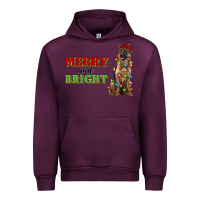 Mauve Wine merry and bright german shepherd Urban Hoodie - RanaPortraitStore