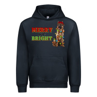 Navy merry and bright german shepherd Urban Hoodie - RanaPortraitStore