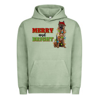 Pigment Oil Green merry and bright german shepherd Urban Hoodie - RanaPortraitStore