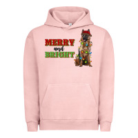 Pigment Salmon merry and bright german shepherd Urban Hoodie - RanaPortraitStore