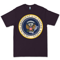 Plum fake presidential seal Premium Tee - linhVisuals