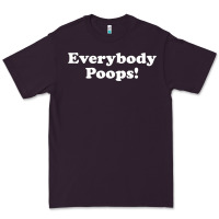 Plum everybody poops Premium Tee - linhVisuals