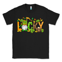 Black St. Patrick's Lucky gnome Classic Tee - OliviaCreatesArt