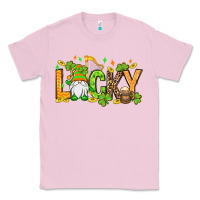 Bubblegum Pink St. Patrick's Lucky gnome Classic Tee - OliviaCreatesArt