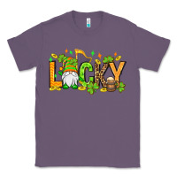 Lavender St. Patrick's Lucky gnome Classic Tee - OliviaCreatesArt