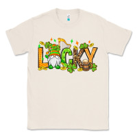 Natural St. Patrick's Lucky gnome Classic Tee - OliviaCreatesArt