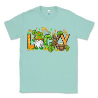 Seafoam St. Patrick's Lucky gnome Classic Tee - OliviaCreatesArt