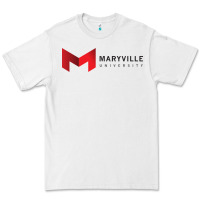 White Maryville University Premium Tee - linhVisuals