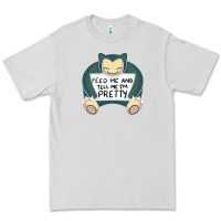 Dove Grey feed me snrlx Premium Tee - linhVisuals