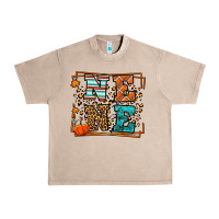 French Oak Fall Autumn Leopard Nene Urban Heavy Tee - LillyAllenDesigns