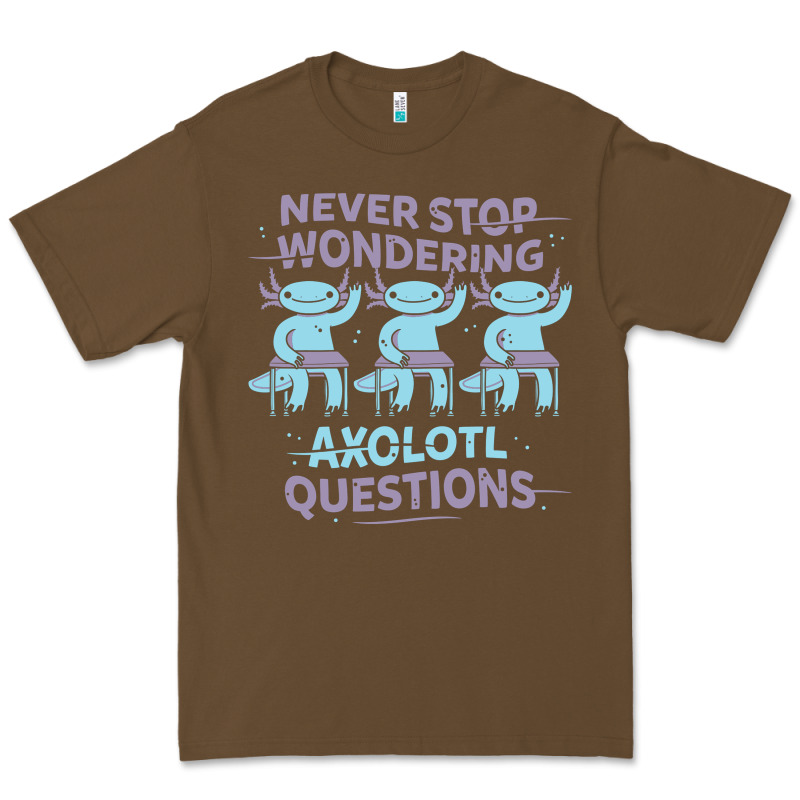 Axolotl Questions Premium Tee by linhVisuals | Teevron