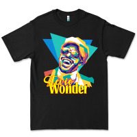 Black stevie wonder vintage Premium Tee - linhVisuals