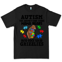 Black Autism grizzlies Premium Tee - FaDigitalArtStudio