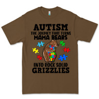 Cacao Autism grizzlies Premium Tee - FaDigitalArtStudio