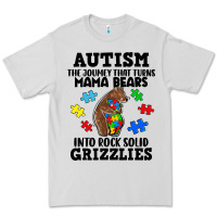 Dove Grey Autism grizzlies Premium Tee - FaDigitalArtStudio