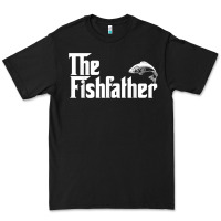 Black mens the fishfather funny fish father day lover t shirt t shirt Premium Tee - linhVisuals
