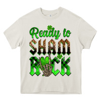 Cream St. Patricks' Day ready to sham rock Heavy Core Tee - OliviaCreatesArt