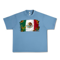 Pebble Blue cactus sunflower mexican flag Urban Heavy Tee - Jasminsmagicworld