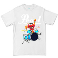 White the muppet show animal playing pearl drums Premium Tee - linhVisuals