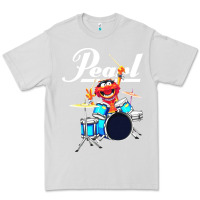 Dove Grey the muppet show animal playing pearl drums Premium Tee - linhVisuals