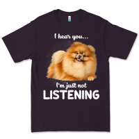 Pomeranian I Hear You Not Listening T Shirt Premium Tee | Teevron