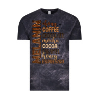 Cloud Black melanin shades of brown Vintage Tee - LillyAllenDesigns