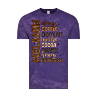 Cloud Purple melanin shades of brown Vintage Tee - LillyAllenDesigns