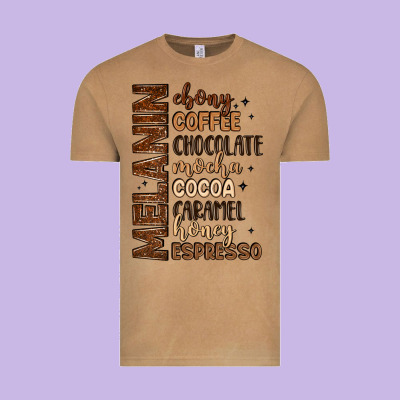 Melanin Shades Of Brown Vintage Tee Designed By Lillyallendesigns