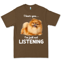 Cacao pomeranian i hear you not listening t shirt Premium Tee - linhVisuals