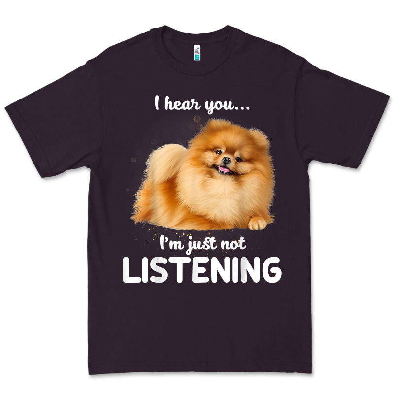 Pomeranian I Hear You Not Listening T Shirt Premium Tee by linhVisuals | Teevron