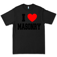 Black i love masonry Premium Tee - linhVisuals