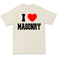 Bone i love masonry Premium Tee - linhVisuals