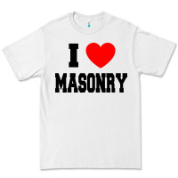White i love masonry Premium Tee - linhVisuals