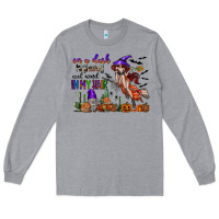 Heather Grey on a dark highway cool wind in my hair Long Sleeve Tee - SublimationCraftShop