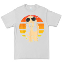 Dove Grey retro basset hound t shirt men women kids gift t shirt Premium Tee - linhVisuals