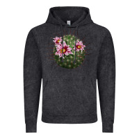 Vintage Black arizona fishhook cactus Vintage Hoodie - LillyAllenDesigns