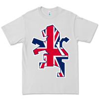 Dove Grey great britain national Premium Tee - linhVisuals