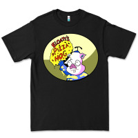 Black bloaty pizza hog Premium Tee - linhVisuals